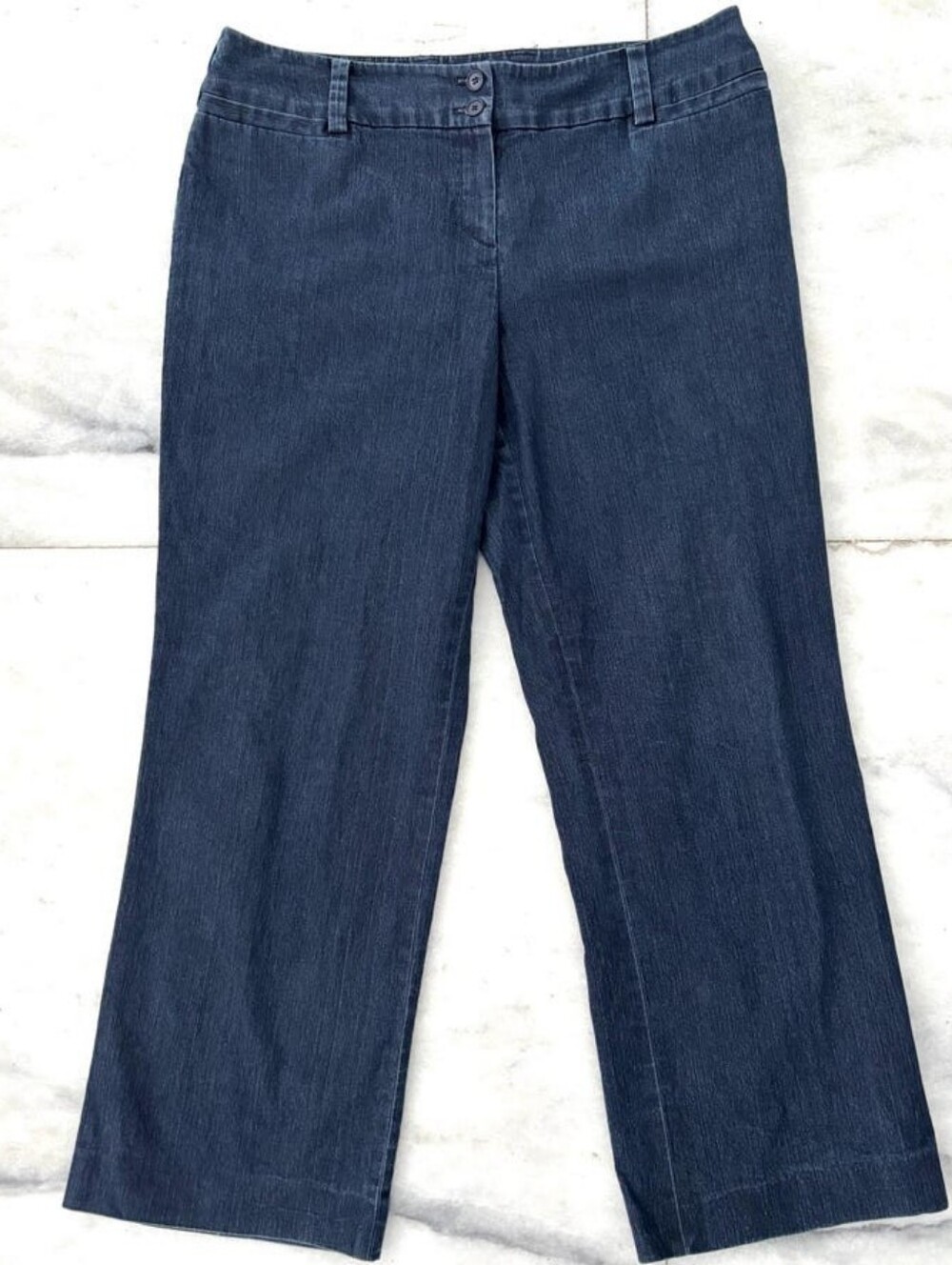 Focus 2000 Dark Blue Wide-Leg Pants